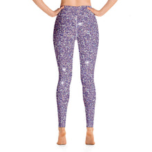 Load image into Gallery viewer, Glitter Purple Women&#39;s Leggings
