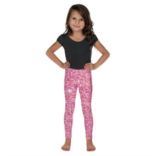 Load image into Gallery viewer, Glitter Pink Kid&#39;s Leggings
