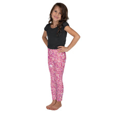 Load image into Gallery viewer, Glitter Pink Kid&#39;s Leggings
