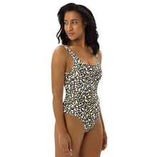 Load image into Gallery viewer, Gold Leopard Women&#39;s One-Piece Swimsuit
