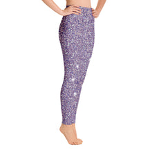 Load image into Gallery viewer, Glitter Purple Women&#39;s Leggings
