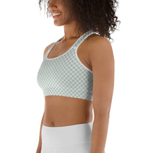 Load image into Gallery viewer, Gingham Green Women&#39;s Sports Bra
