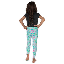 Load image into Gallery viewer, Teal Shells Kid&#39;s Leggings
