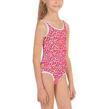 Load image into Gallery viewer, Pink Cheetah Kid&#39;s Swimsuit
