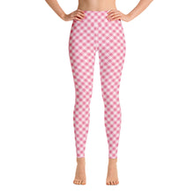 Load image into Gallery viewer, Gingham Pink Women&#39;s Leggings
